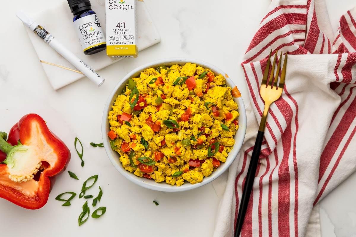 Care by Design Turmeric Tofu Scramble