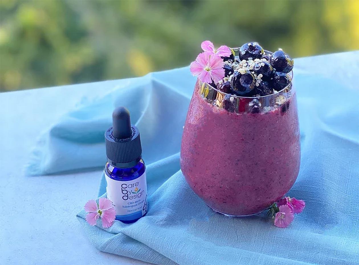 Blueberry Dream CBD Smoothie