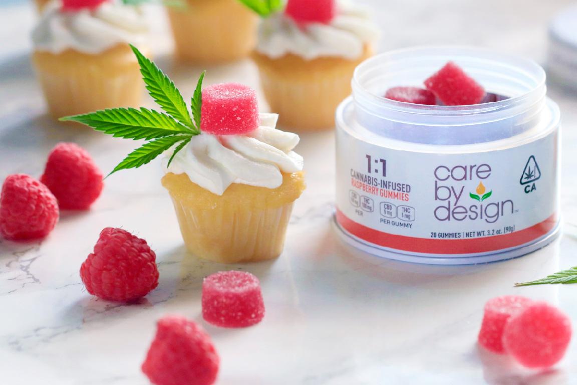 Lemon Vanilla Cupcakes with 1:1 Gummies