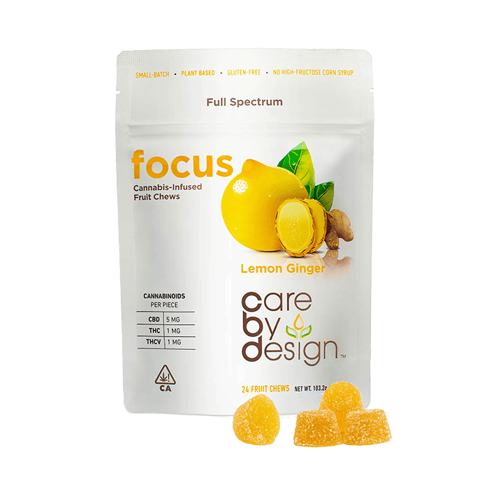 Lemon Ginger "Focus" Gummies
