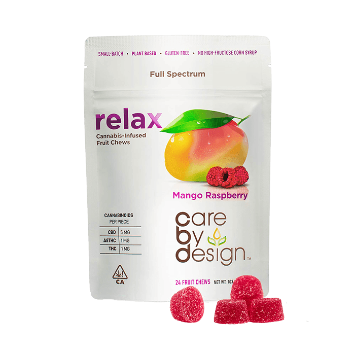 Mango Raspberry "Relax" Gummies