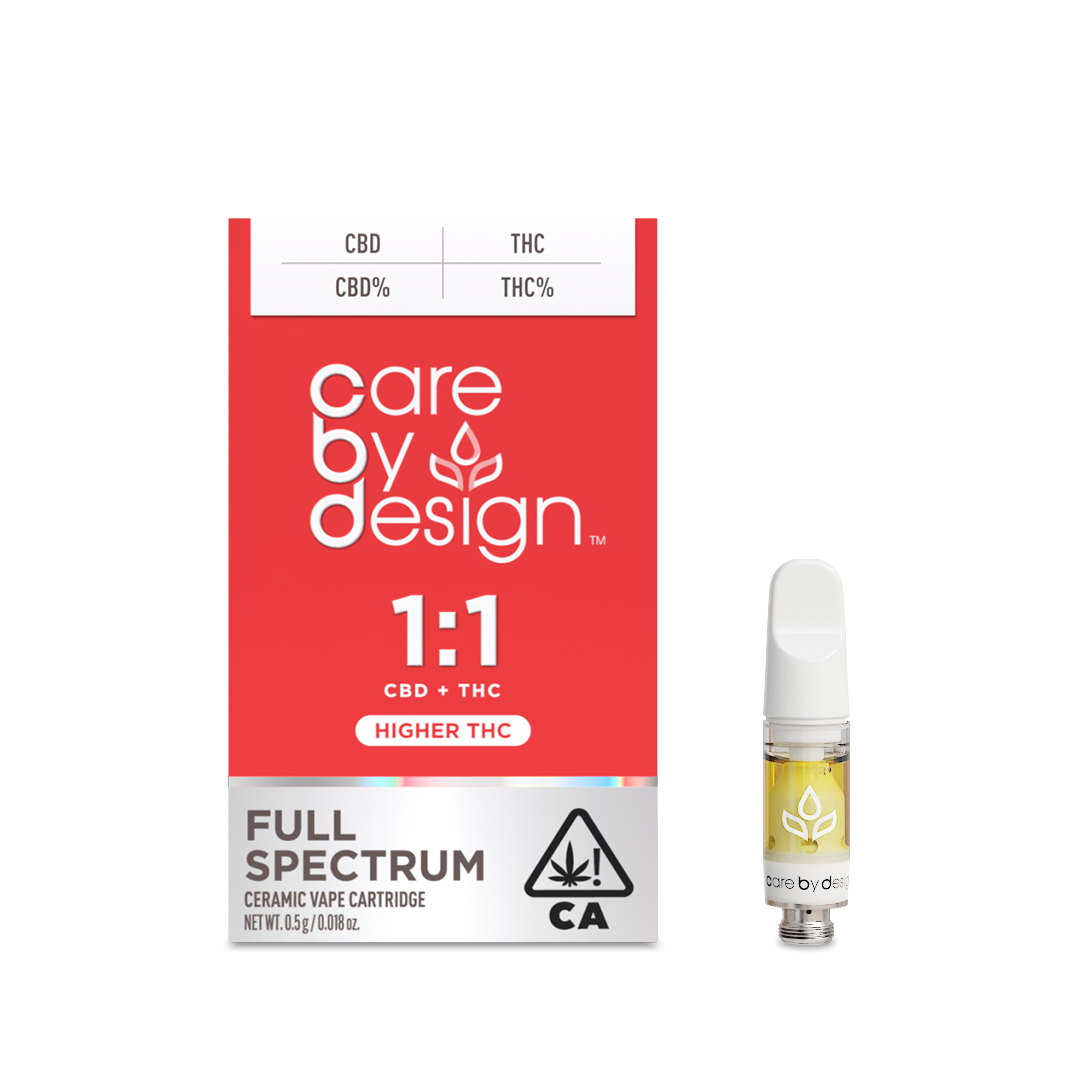 Care By Design | Product: 1:1 Vape Cartridge, 0.5 Grams Care By Design | Product: 1:1 Vape Cartridge, 0.5 Grams