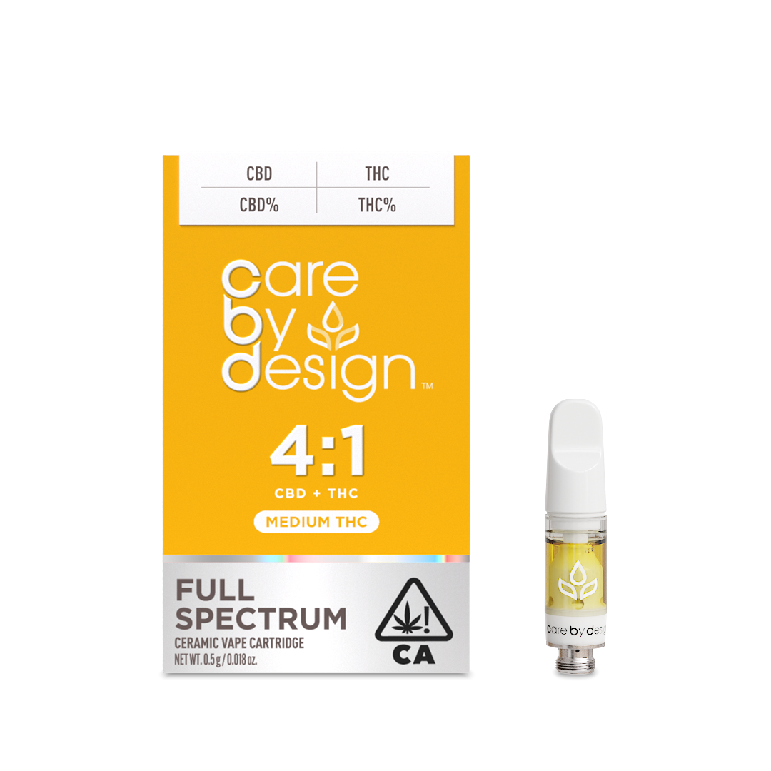 Care By Design | Product: 4:1 Vape Cartridge, 0.5 Grams Care By Design | Product: 4:1 Vape Cartridge, 0.5 Grams